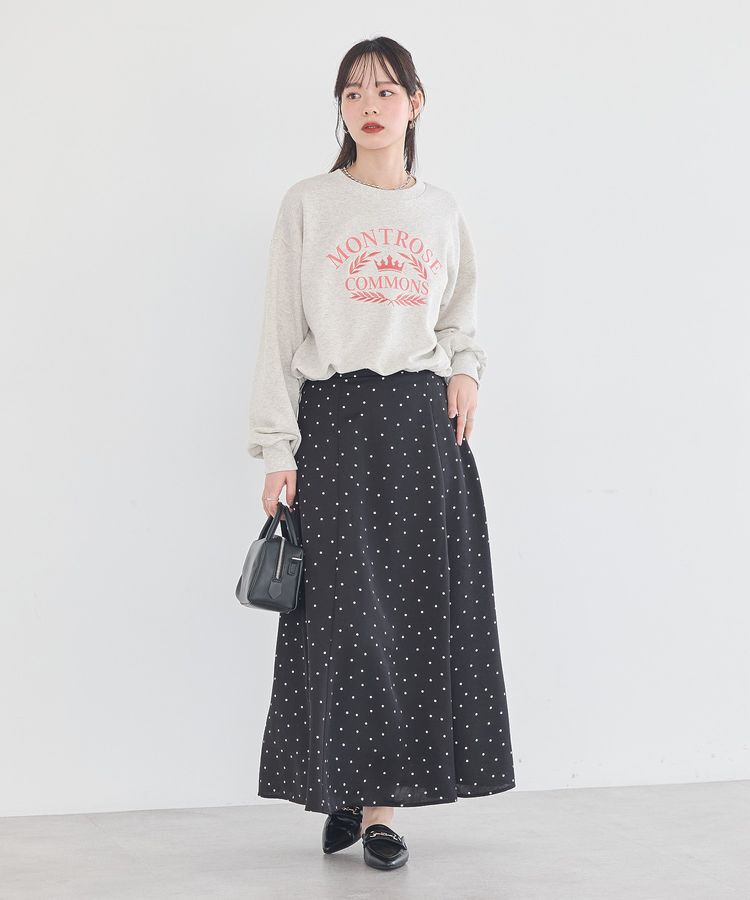 earth music&ecology「サテンフレアスカート」|フレア|