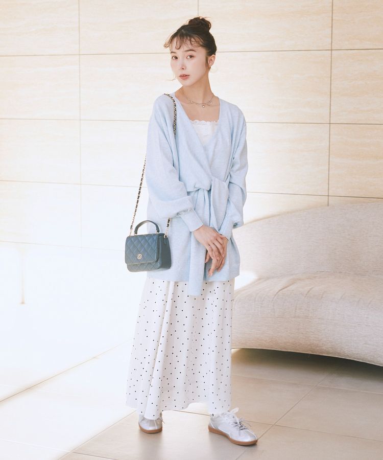 earth music&ecology「サテンフレアスカート」|フレア|