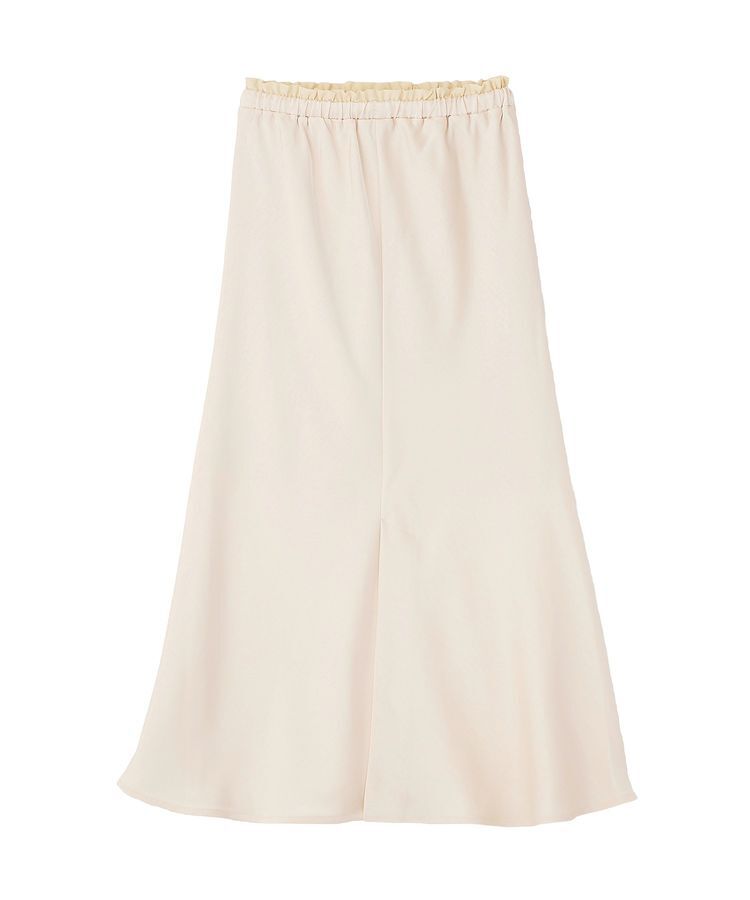 earth music&ecology「サテンフリルマーメイドスカート」|フレア|
