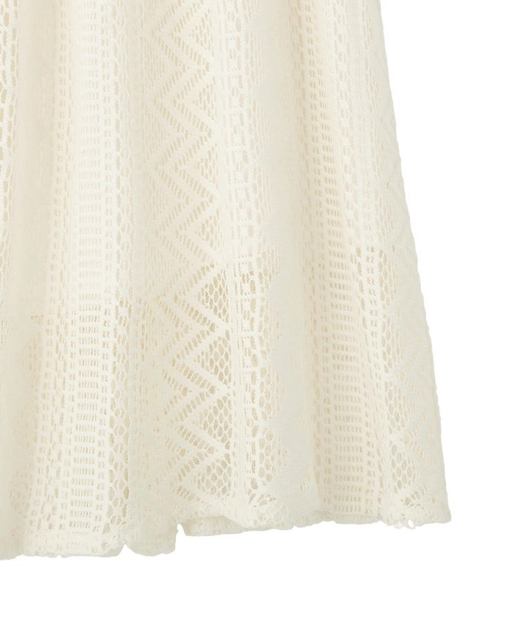 Green Parks「ラウンド切替インドコットンレーススカート」|フレア|