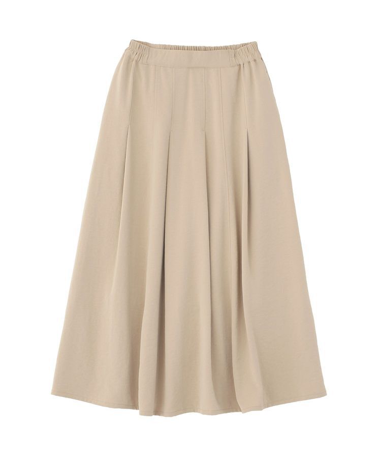 Green Parks「プリーツサテンフレアスカート」|フレア|