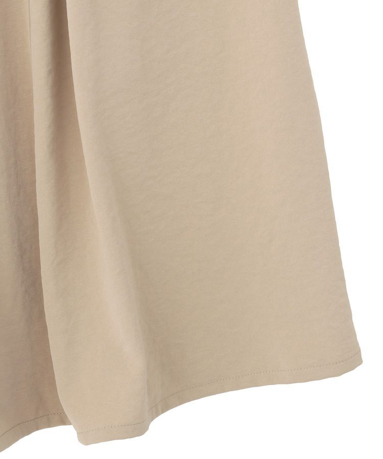 Green Parks「プリーツサテンフレアスカート」|フレア|