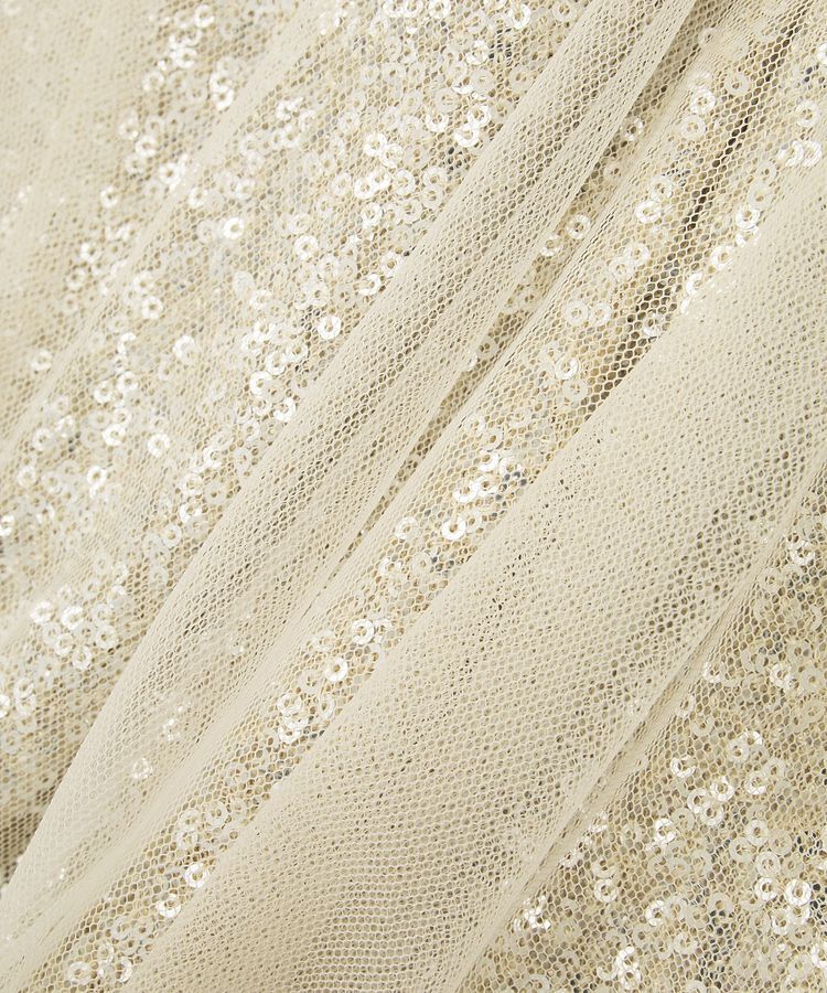 YECCA VECCA「スパンコール&times;チュールスカート」|フレア|