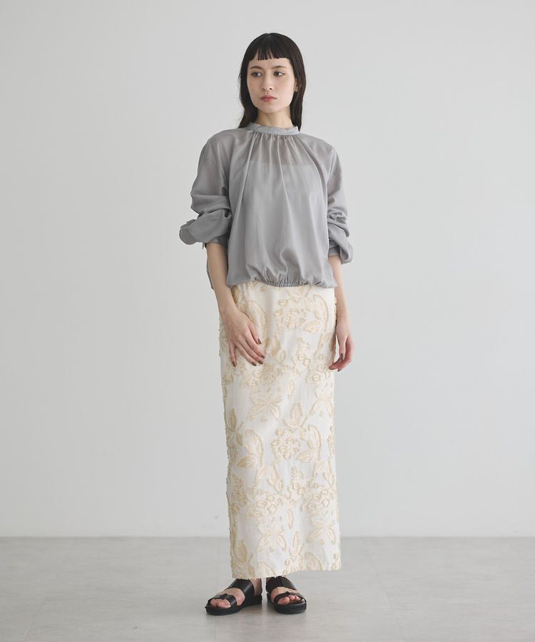 GARAGE OF GOOD CLOTHING「カットジャガード柄タイトスカートA」|タイト|