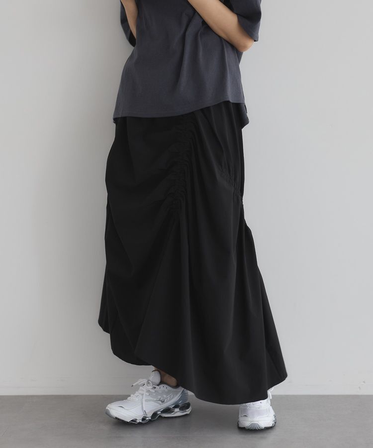 GARAGE OF GOOD CLOTHING「アシメギャザーロングスカート」|スカート|