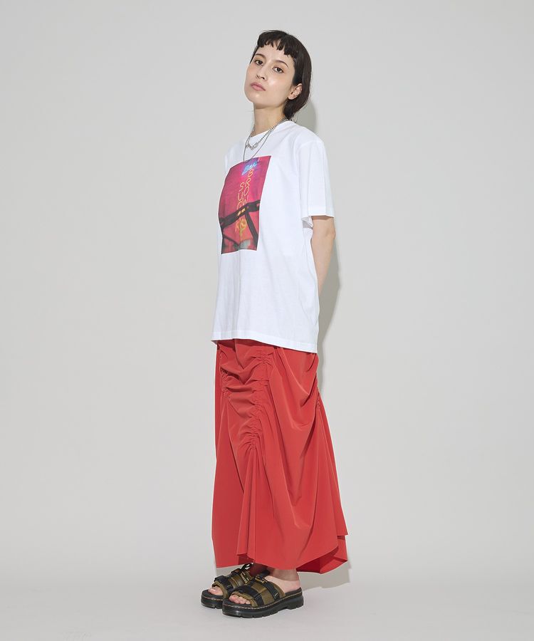 GARAGE OF GOOD CLOTHING「アシメギャザーロングスカート」|スカート|