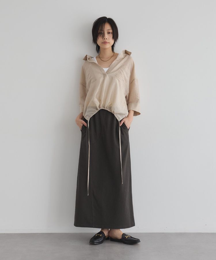 GARAGE OF GOOD CLOTHING「【日本製】クロッチデザインロングスカート」|タイト|