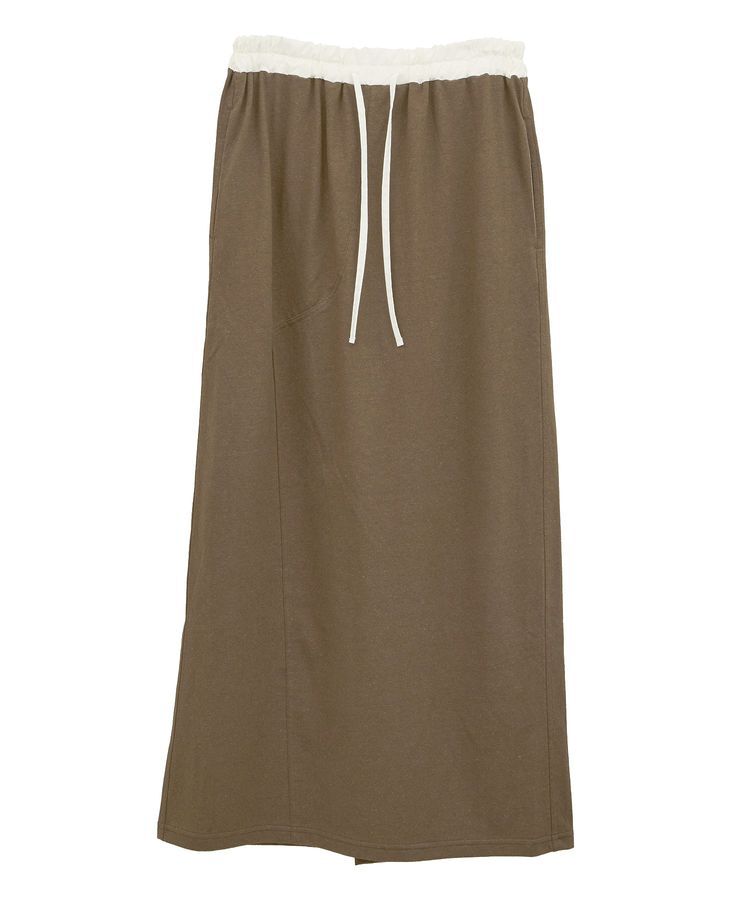 GARAGE OF GOOD CLOTHING「【日本製】クロッチデザインロングスカート」|タイト|