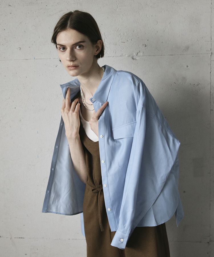 GARAGE OF GOOD CLOTHING「ヴィンテージ加工ショート丈シャツ」|シャツ・ブラウス|