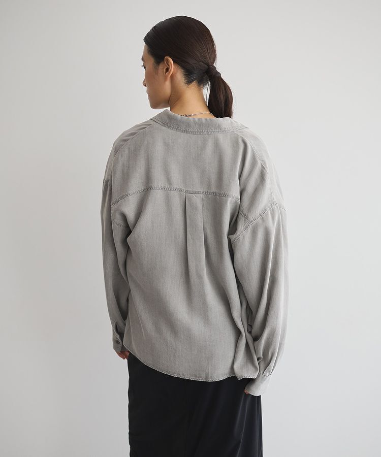 GARAGE OF GOOD CLOTHING「ヴィンテージ加工ショート丈シャツ」|シャツ・ブラウス|