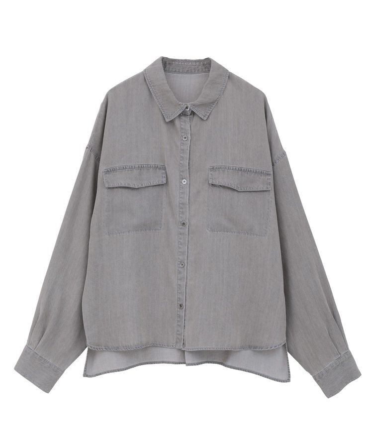 GARAGE OF GOOD CLOTHING「ヴィンテージ加工ショート丈シャツ」|シャツ・ブラウス|