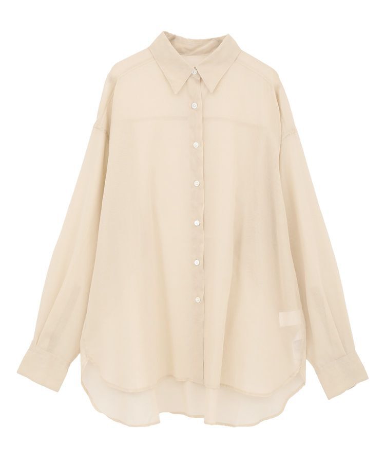 GARAGE OF GOOD CLOTHING「【日本製】ボイルオーガンジーロングシャツ」|シャツ・ブラウス|