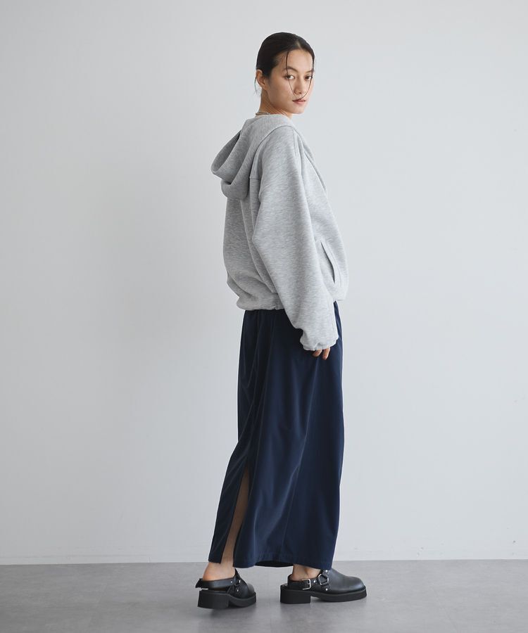 GARAGE OF GOOD CLOTHING「ベロアIラインロングスカート」|タイト|