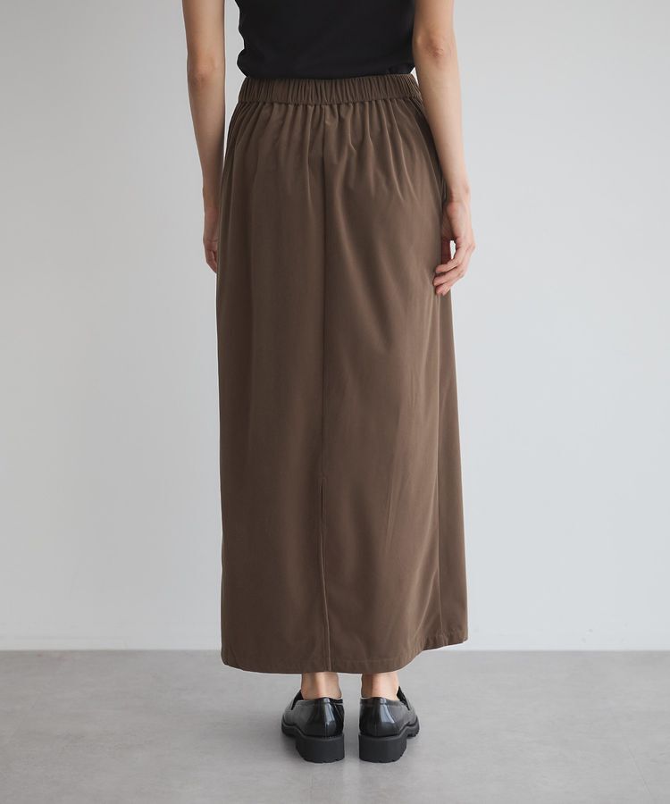 GARAGE OF GOOD CLOTHING「ベロアIラインロングスカート」|タイト|