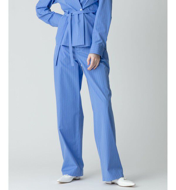 allureville「タイプライターストライプパンツ」|チノ|