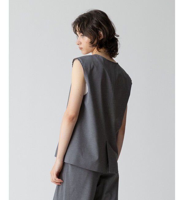 allureville「【セットアップ対応可能】トロピカルVネックジレ」|ベスト・ジレ|