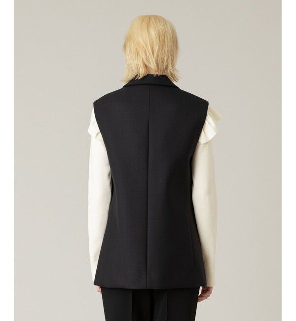 LOULOU WILLOUGHBY「【LOULOU WILLOUGHBY】ボンディングジレ」|ベスト・ジレ|