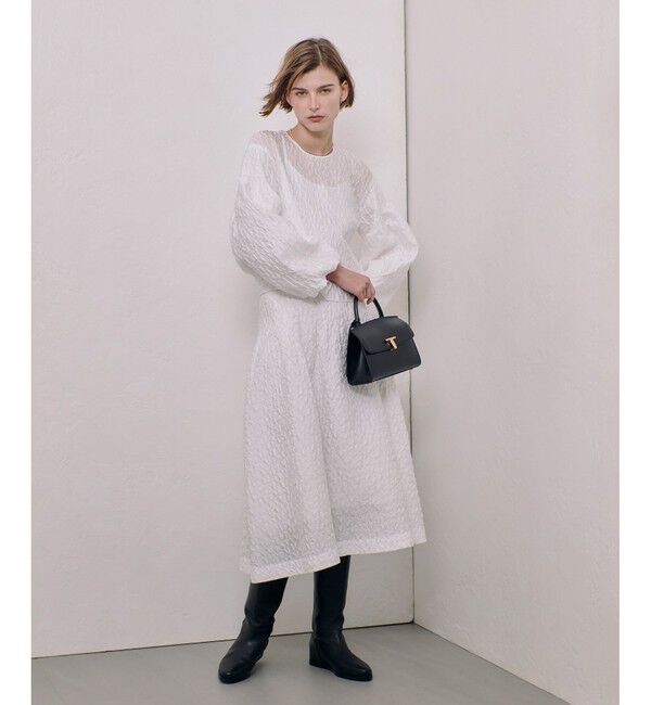 allureville「フクレジャガードタックスカート」|スカート|