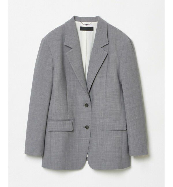 allureville「T/Wヒラニジュウオリテーラー2Bジャケット」|テーラードジャケット|