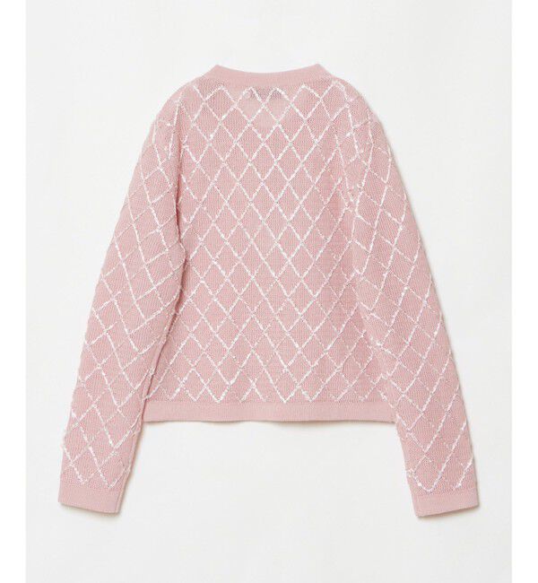 LOULOU WILLOUGHBY「【LOULOU WILLOUGHBY】シークインエンブロイダリーカーディガン」|カーディガン|