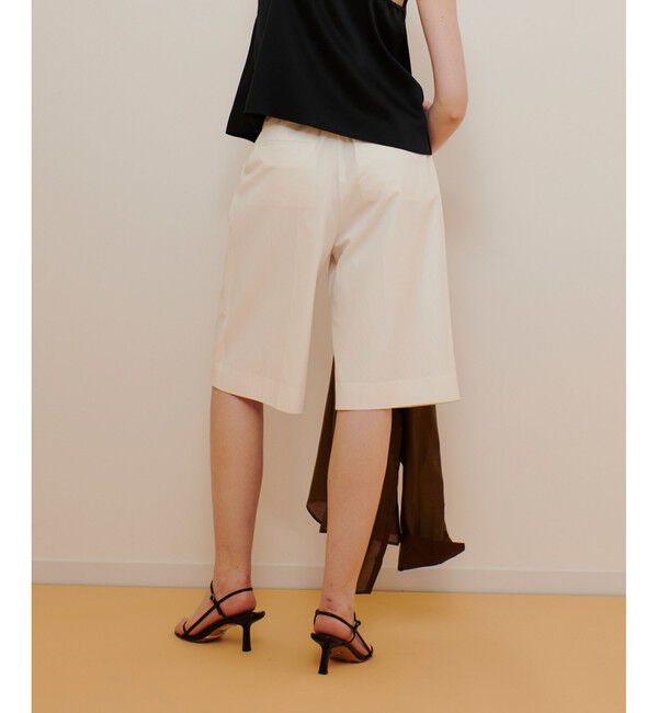 allureville「ナイロンドライツイルハーフパンツ」|キュロット|