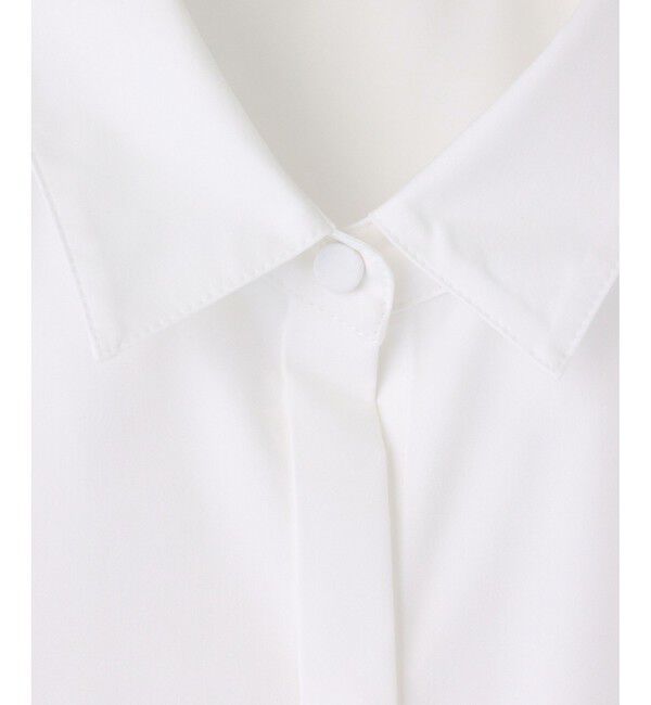 allureville「コットン混ストレッチブロードシャツ」|シャツ・ブラウス|
