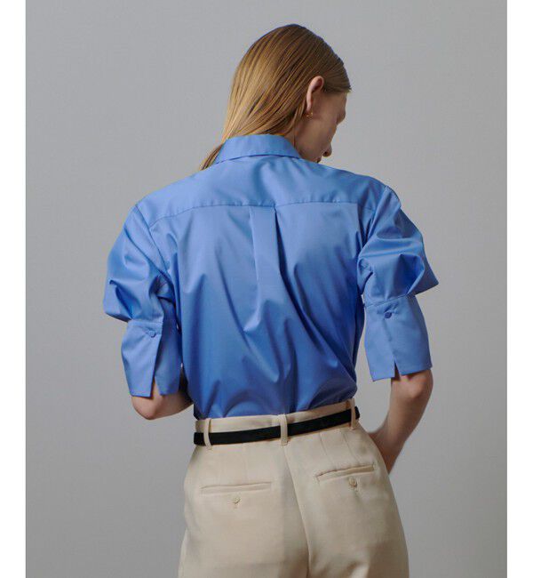 allureville「コットン混ストレッチブロードシャツ」|シャツ・ブラウス|