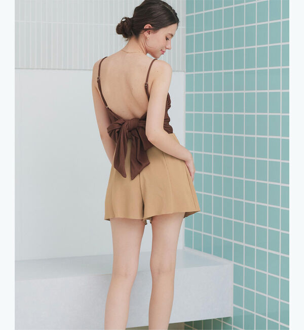 SEA DRESS「ハイウエストシンプルショートパンツ」|スポーツ|