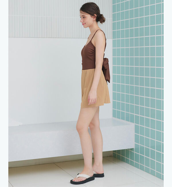 SEA DRESS「ハイウエストシンプルショートパンツ」|スポーツ|
