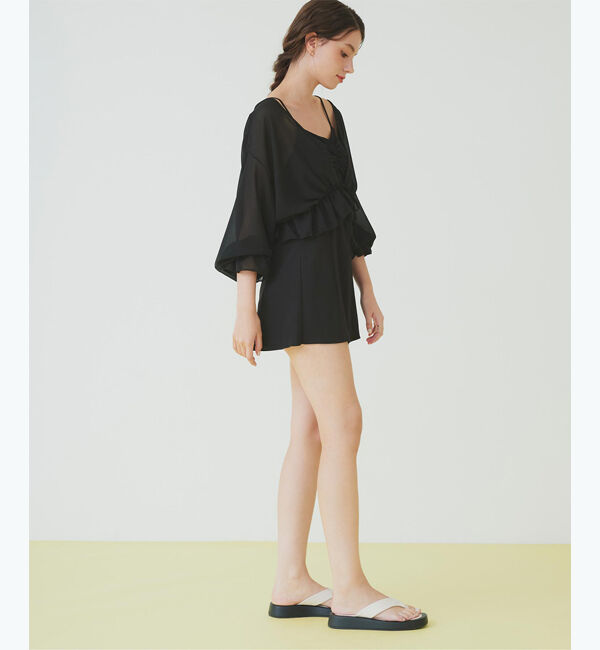 SEA DRESS「ハイウエストシンプルショートパンツ」|スポーツ|