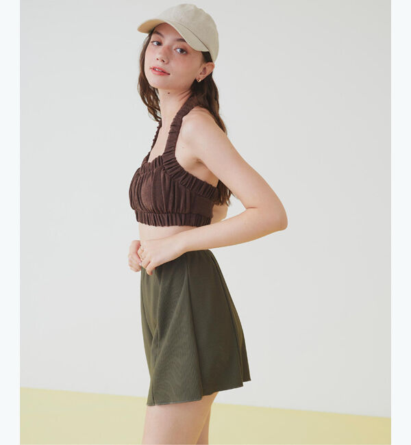 SEA DRESS「ハイウエストシンプルショートパンツ」|スポーツ|