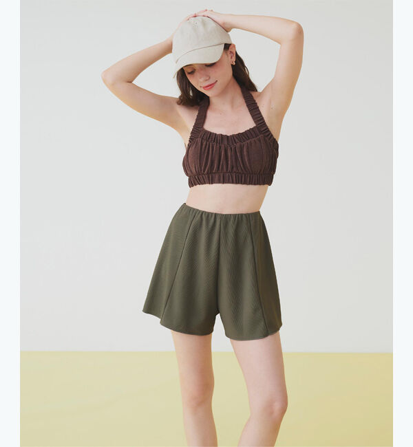 SEA DRESS「ハイウエストシンプルショートパンツ」|スポーツ|