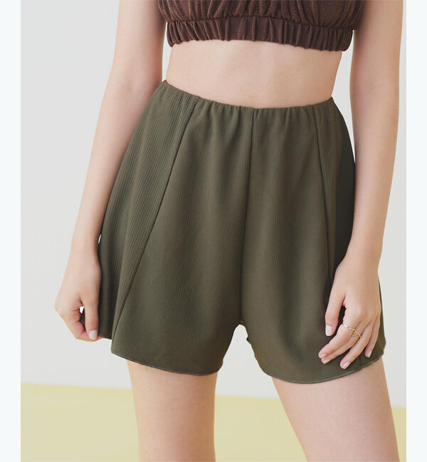 SEA DRESS「ハイウエストシンプルショートパンツ」|スポーツ|