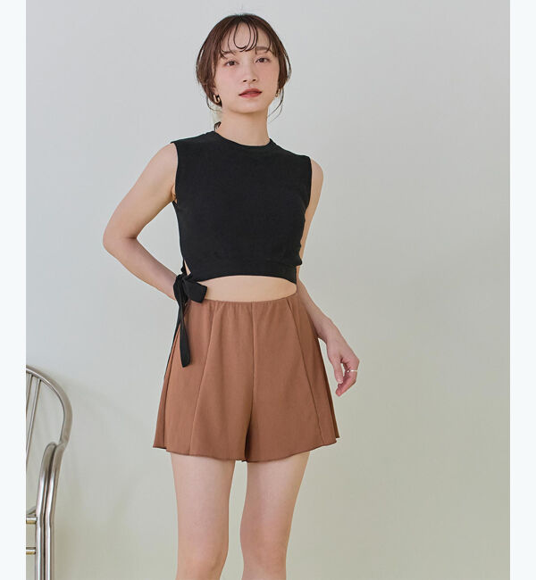 SEA DRESS「ハイウエストシンプルショートパンツ」|スポーツ|