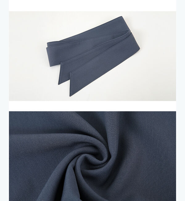 ur's「ベルト付ノーカラージャケット」|ノーカラージャケット|