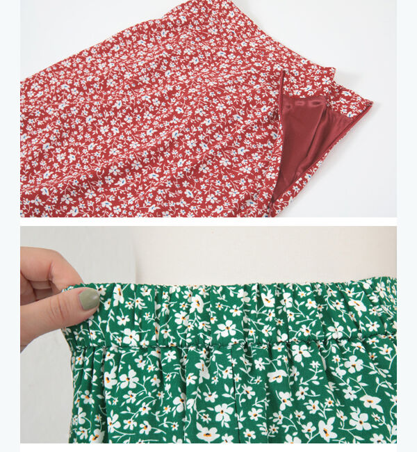 titivate「花柄マーメイドスカート」|スカート|