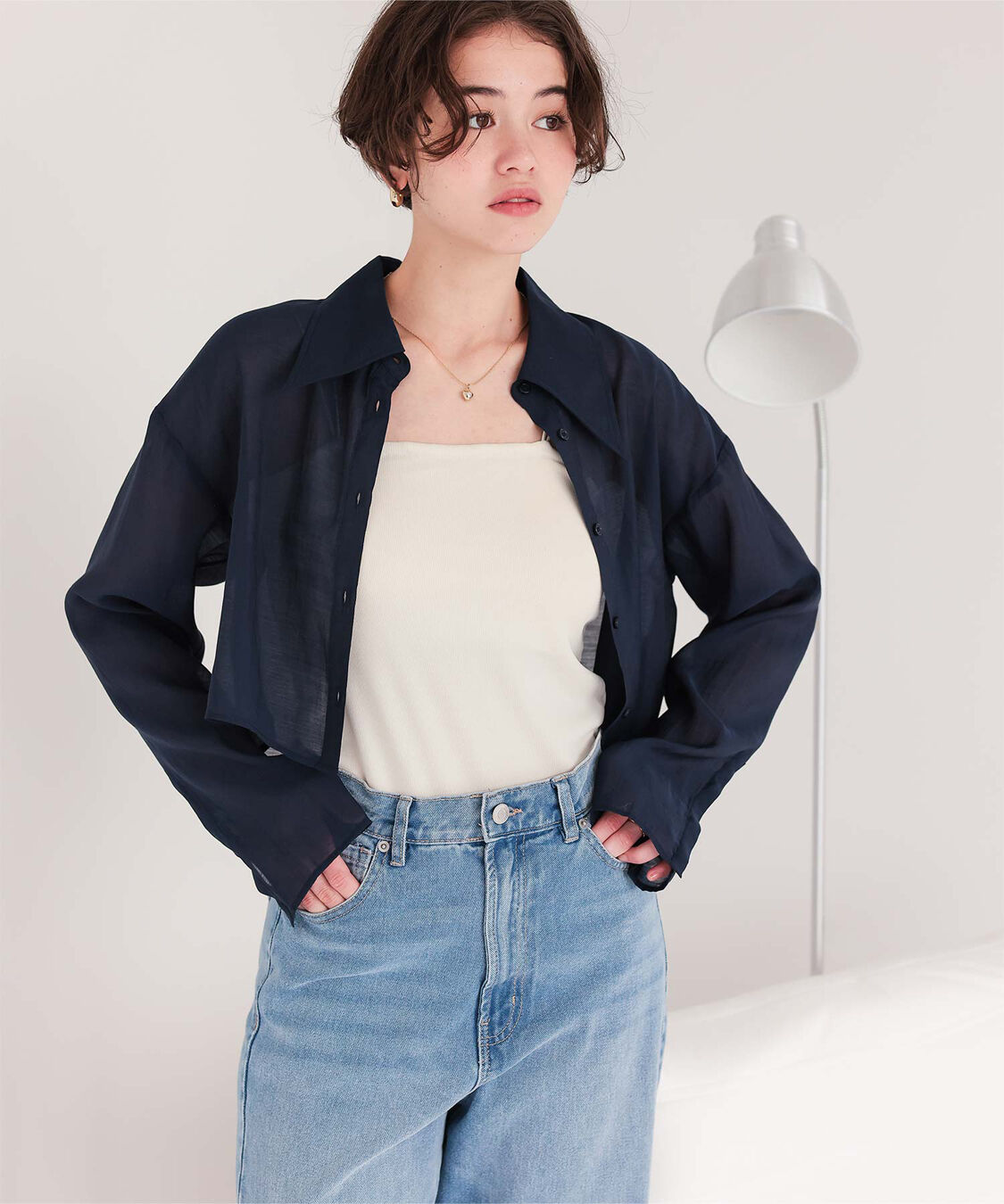 titivate「カップ付きダブルストラップキャミソール」|キャミソール|