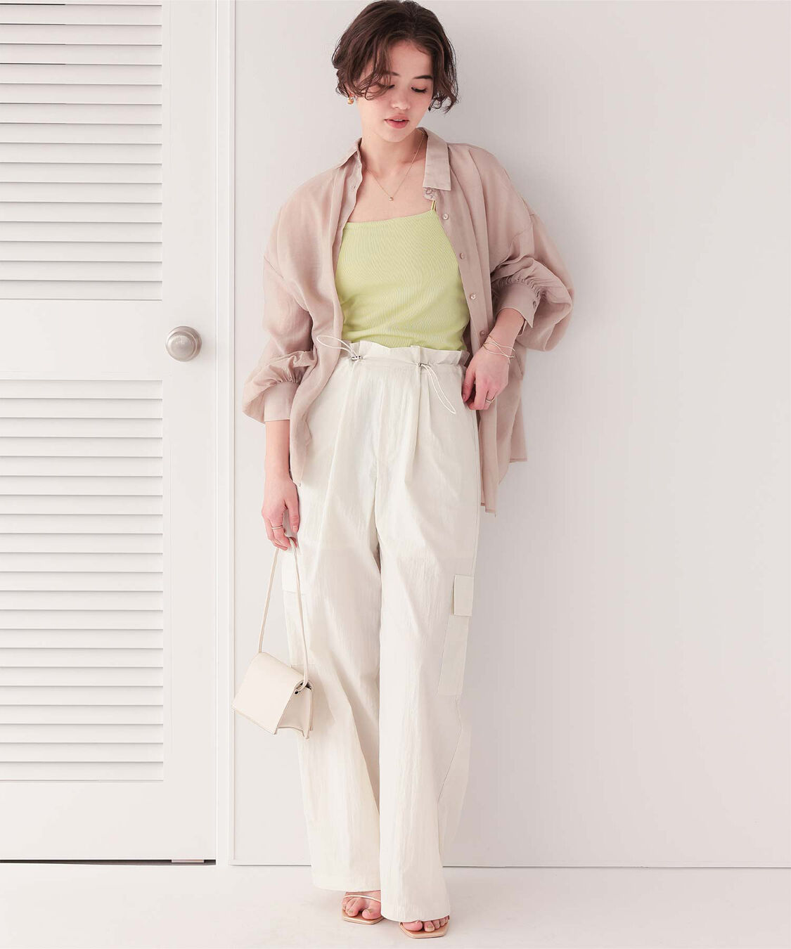 titivate「カップ付きダブルストラップキャミソール」|キャミソール|