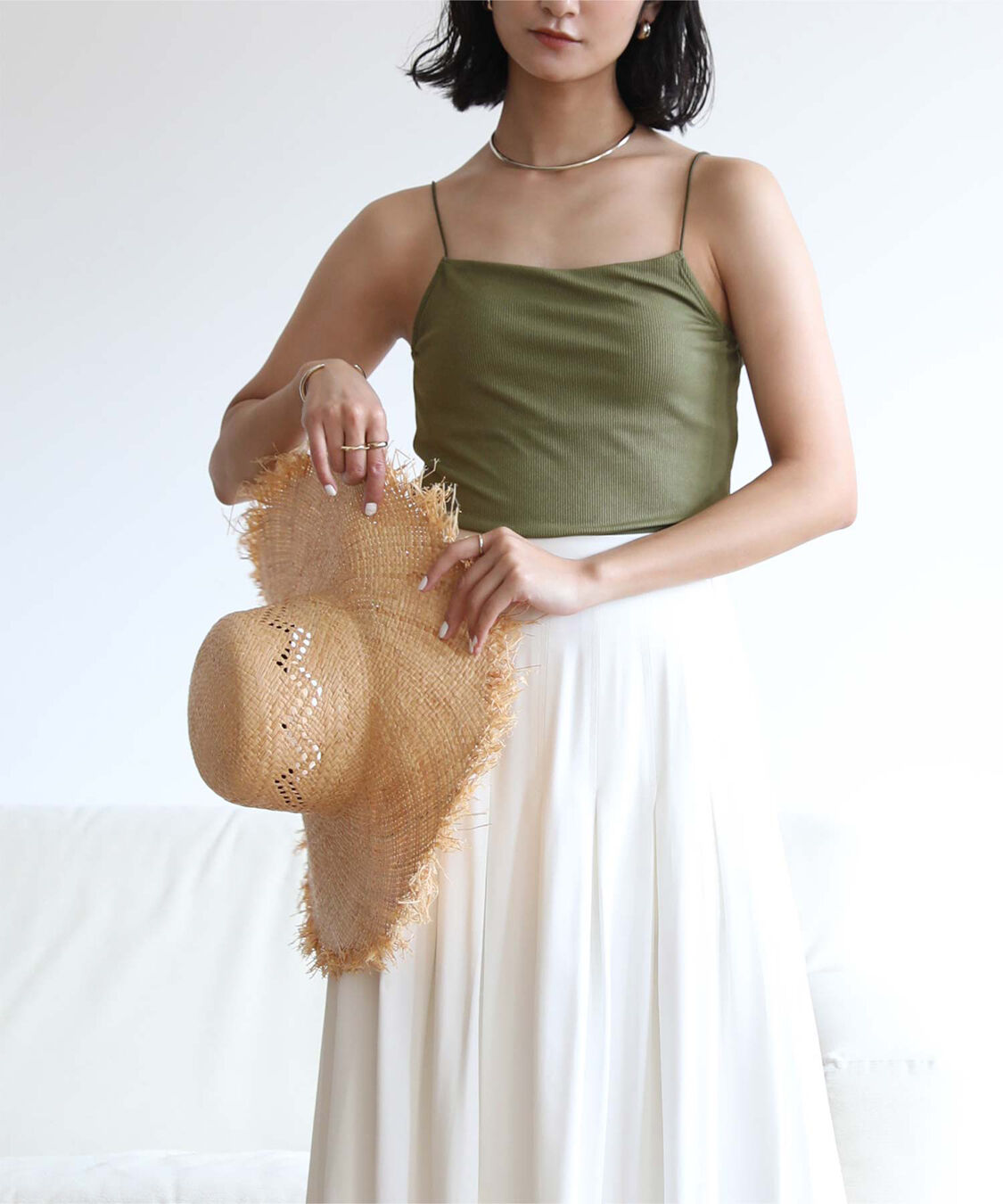 ur's「カップ付シンプルキャミソール/水陸両用」|キャミソール|