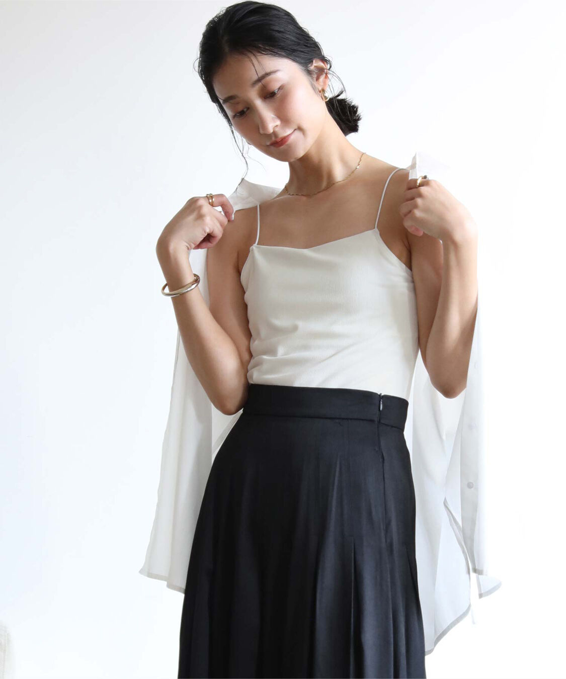 ur's「カップ付シンプルキャミソール/水陸両用」|キャミソール|