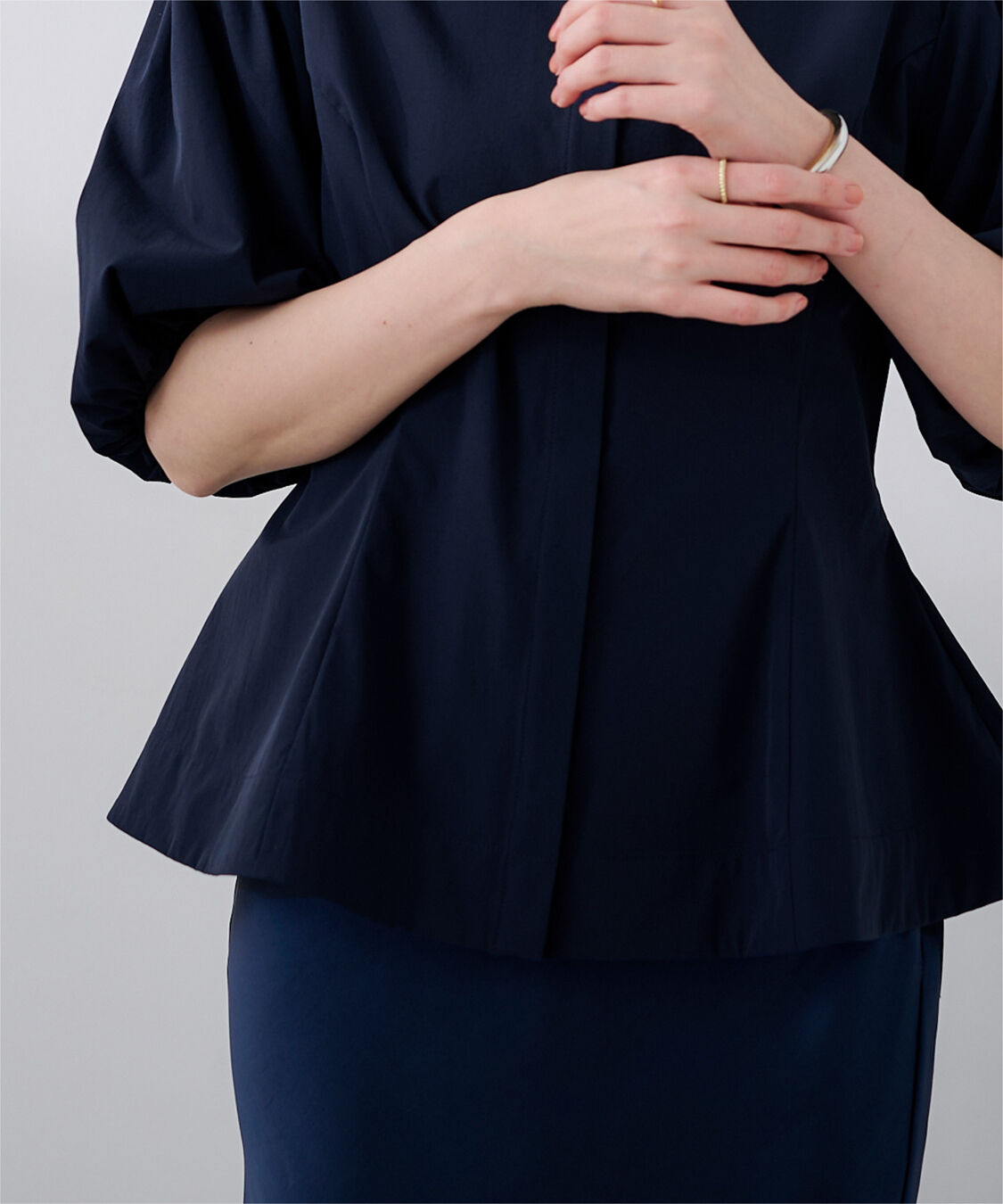 ur's「バルーンスリーブウエストシェイプブラウス」|シャツ・ブラウス|