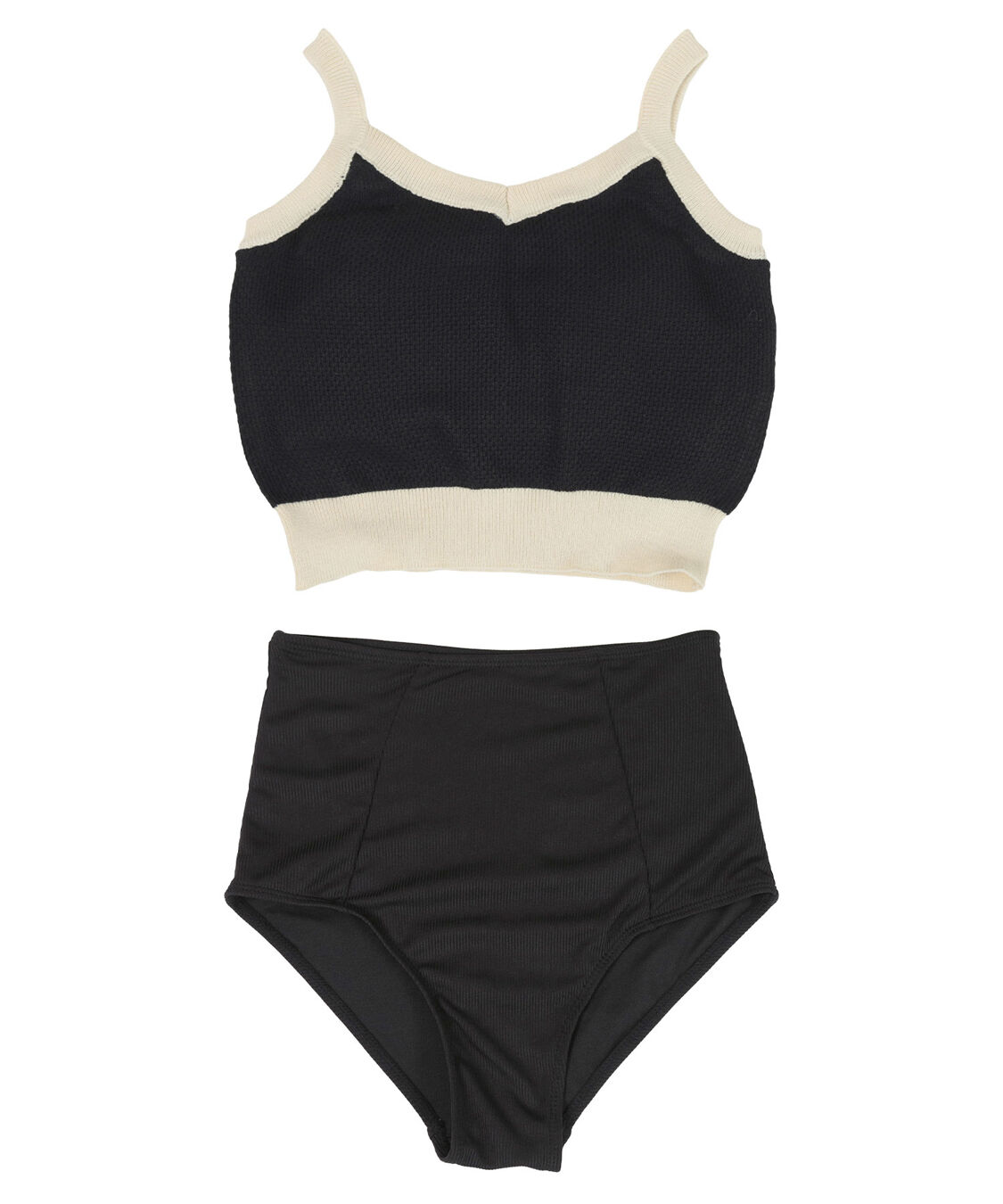 SEA DRESS「Vネックシンプルデザインニットビキニ/水着」|ビキニ|