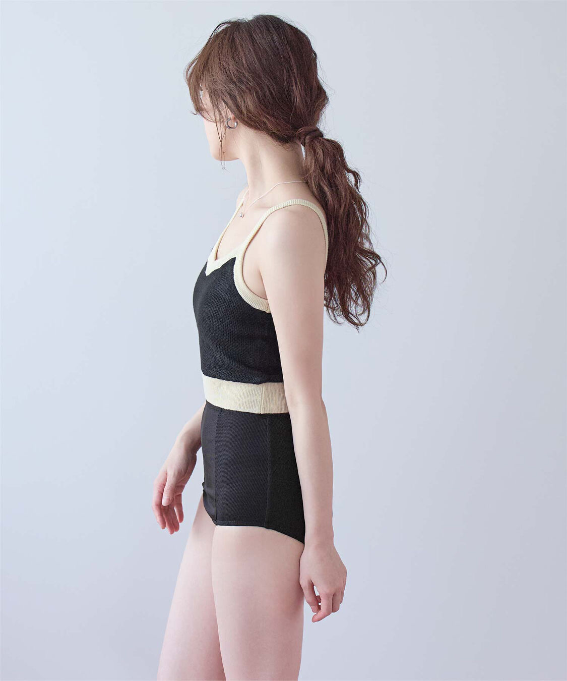 SEA DRESS「Vネックシンプルデザインニットビキニ/水着」|ビキニ|