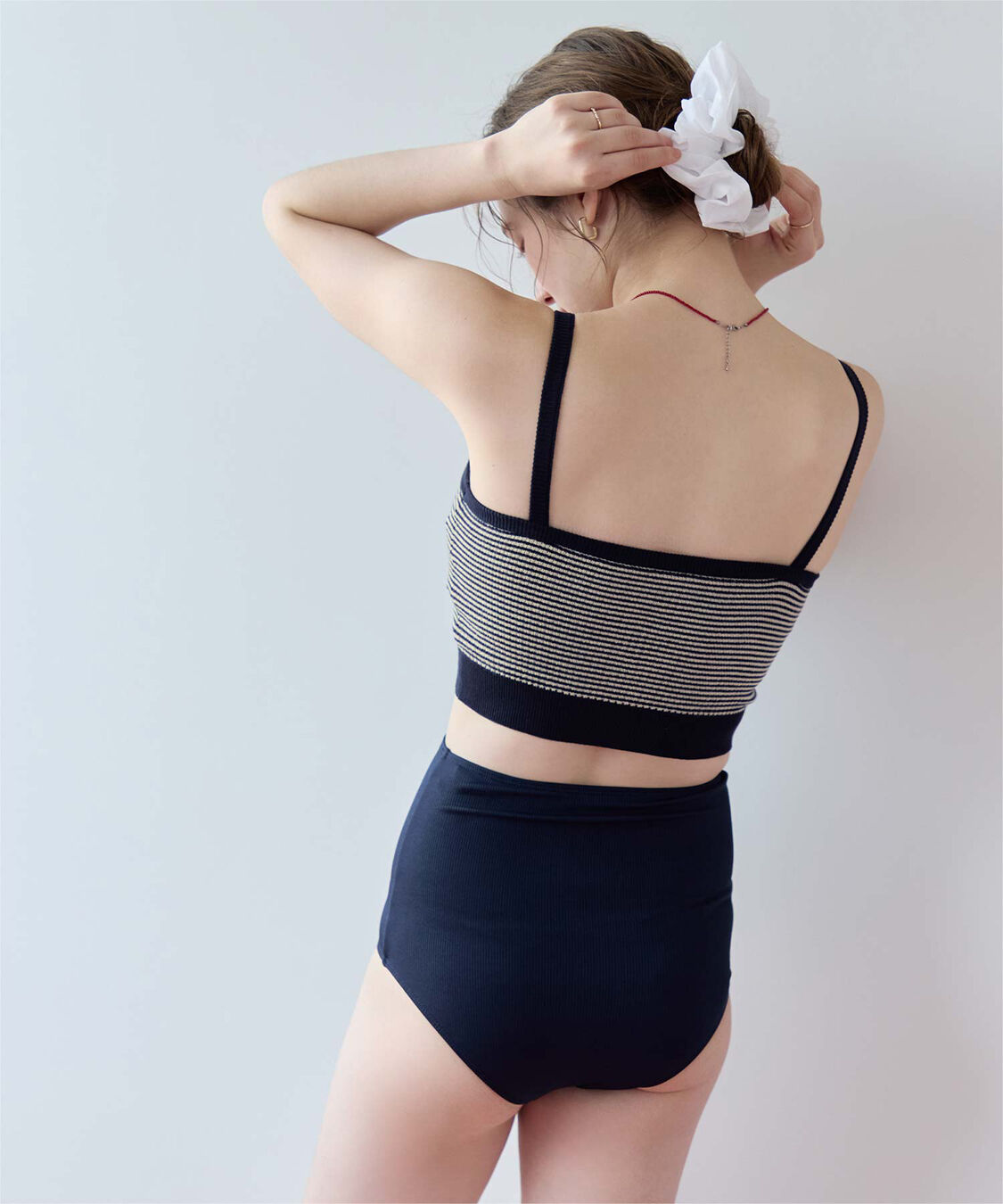 SEA DRESS「Vネックシンプルデザインニットビキニ/水着」|ビキニ|