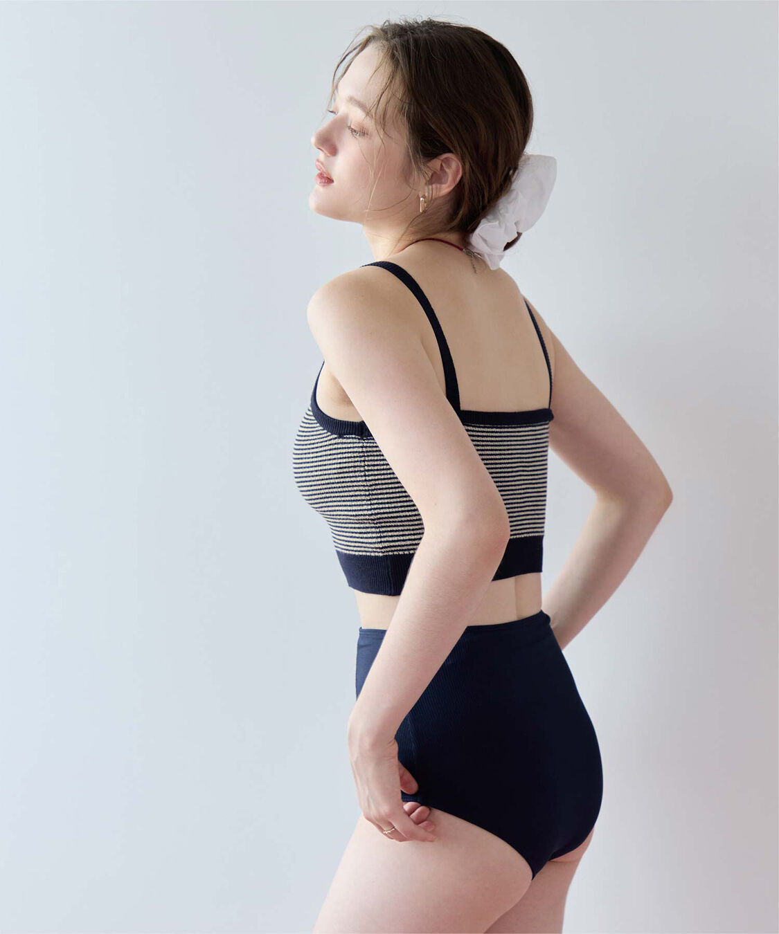 SEA DRESS「Vネックシンプルデザインニットビキニ/水着」|ビキニ|