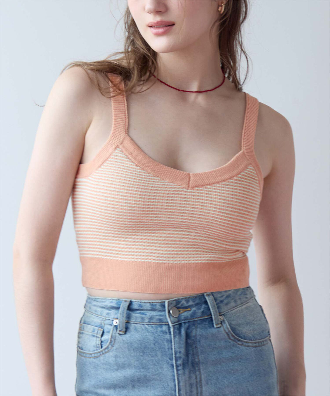 SEA DRESS「Vネックシンプルデザインニットビキニ/水着」|ビキニ|