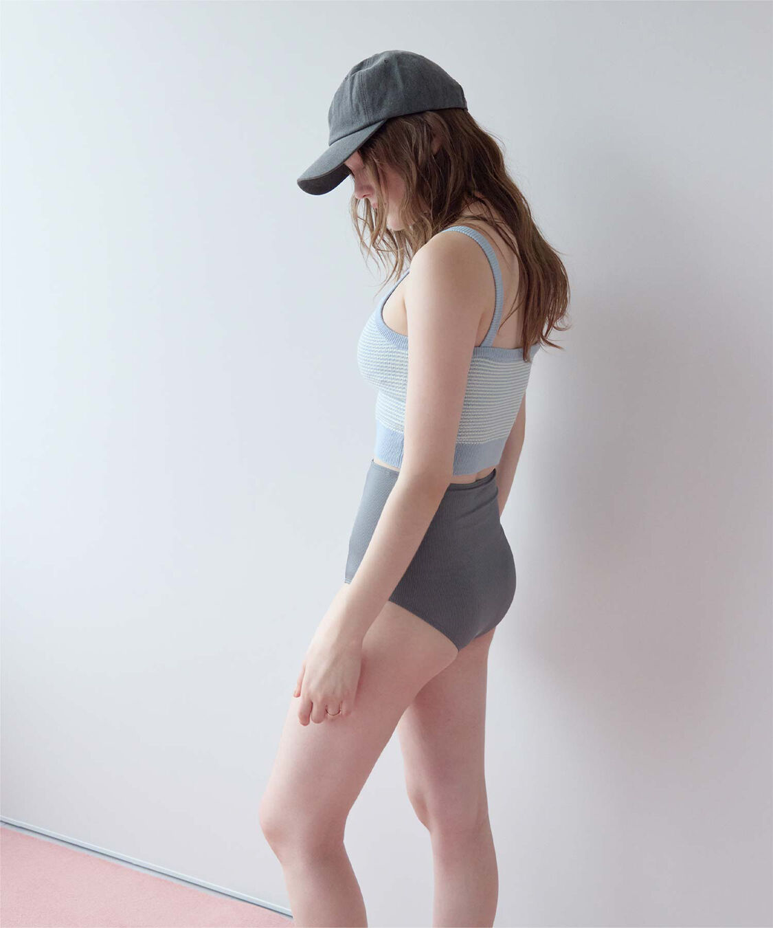 SEA DRESS「Vネックシンプルデザインニットビキニ/水着」|ビキニ|