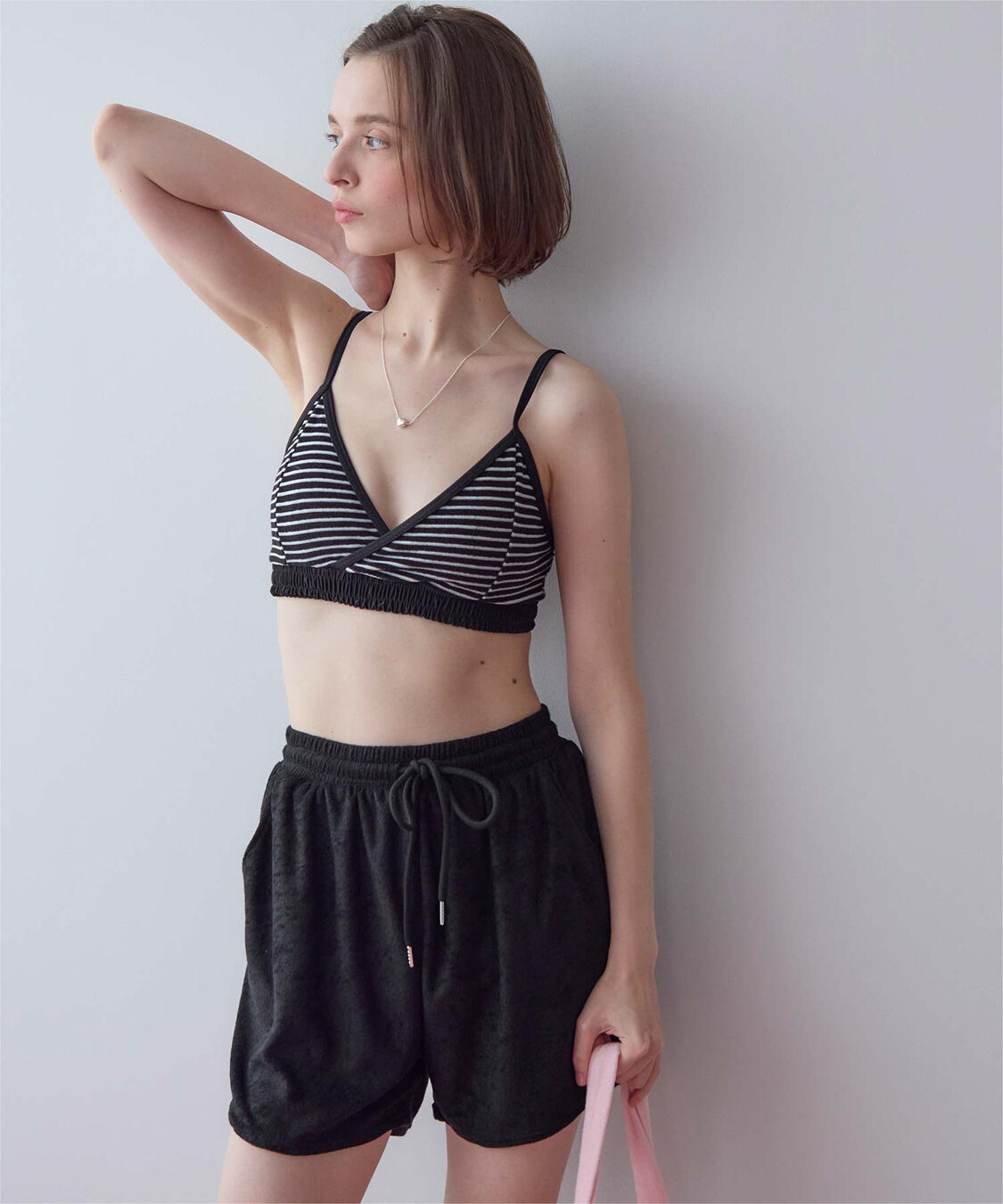 SEA DRESS「パイル地ボーダースポーティービキニ/水着」|ビキニ|