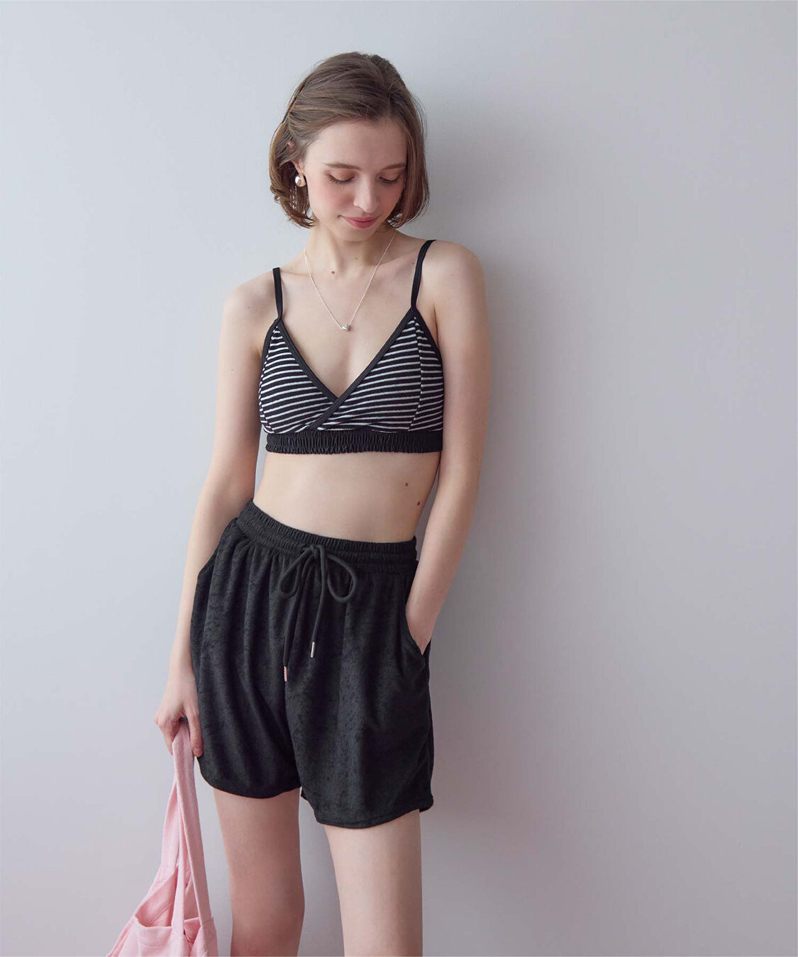 SEA DRESS「パイル地ボーダースポーティービキニ/水着」|ビキニ|