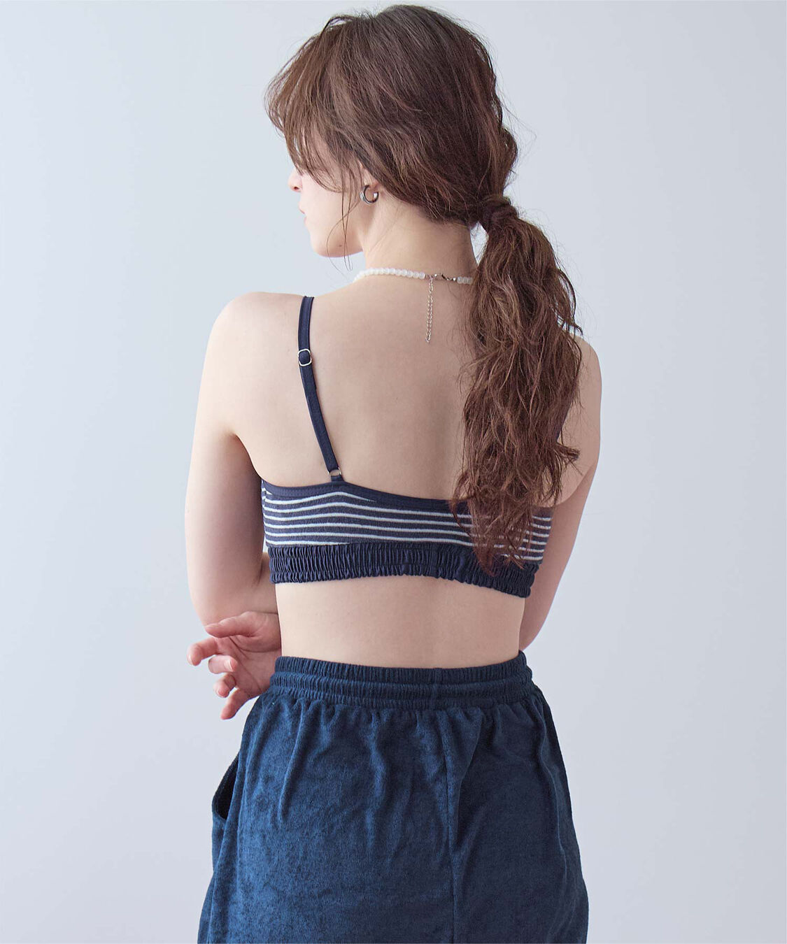 SEA DRESS「パイル地ボーダースポーティービキニ/水着」|ビキニ|